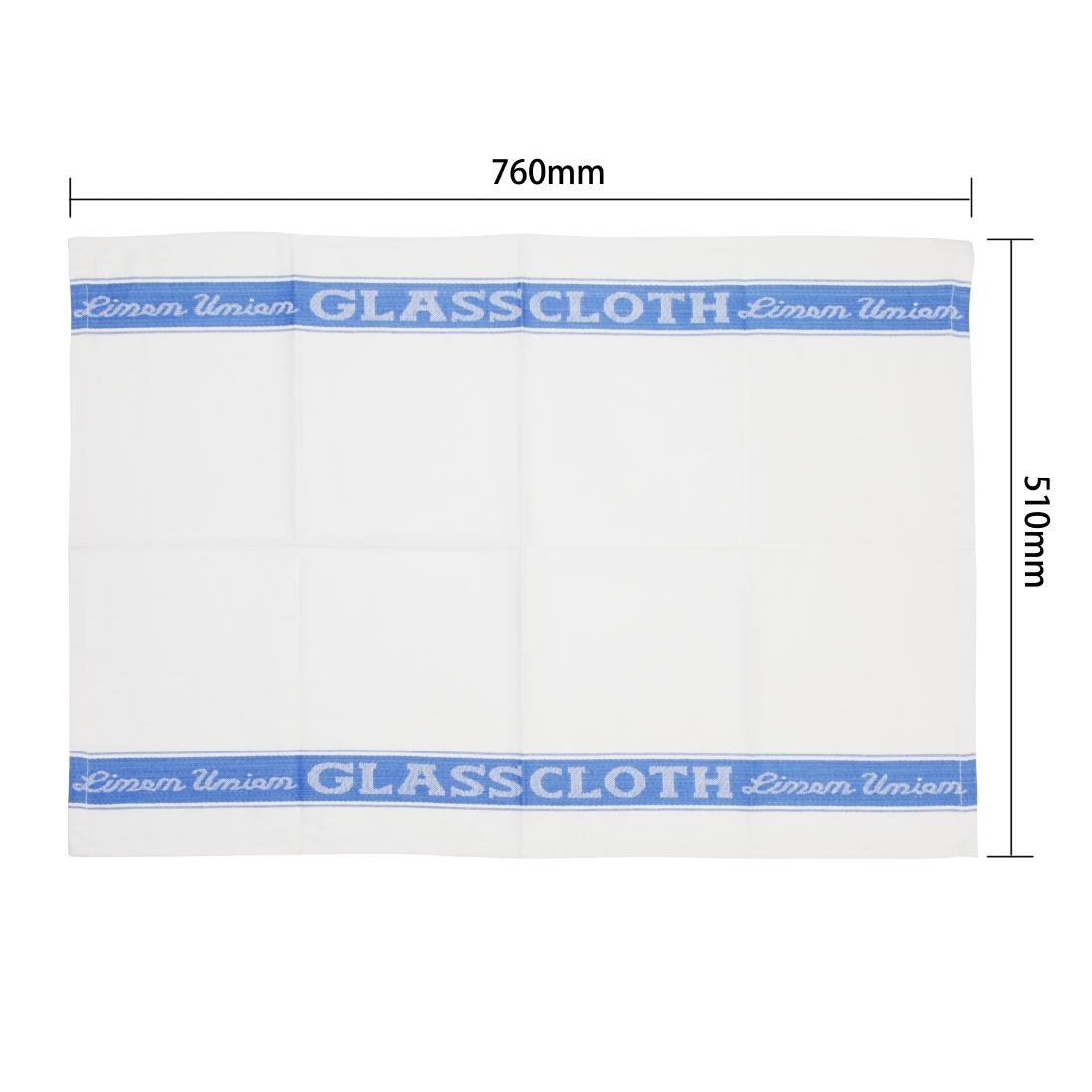 Vogue poleerdoek blauw/wit 762 x 508mm