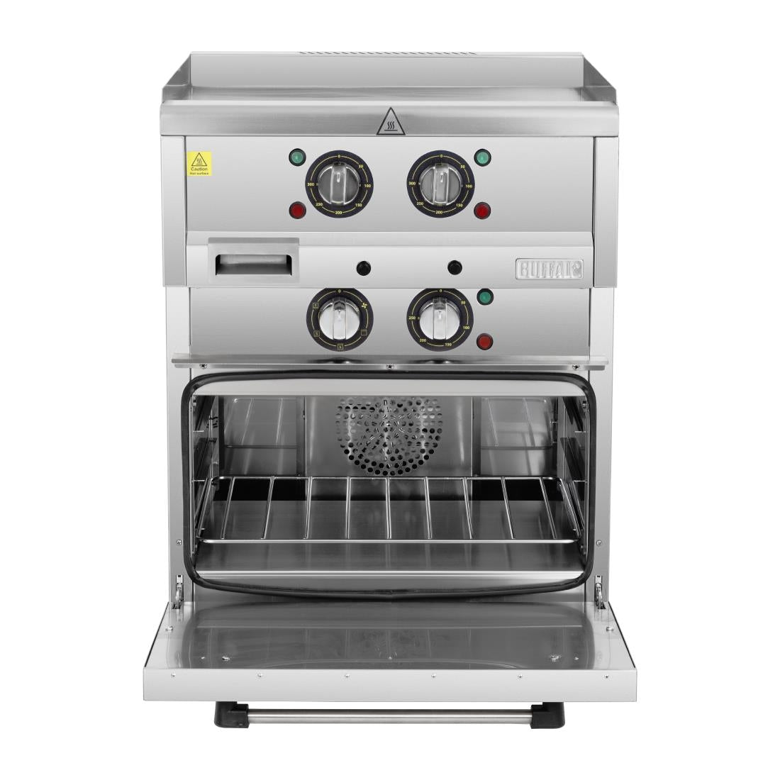 Buffalo 600 Serie Vrijstaande Elektrische Bakplaat Met Heteluchtoven