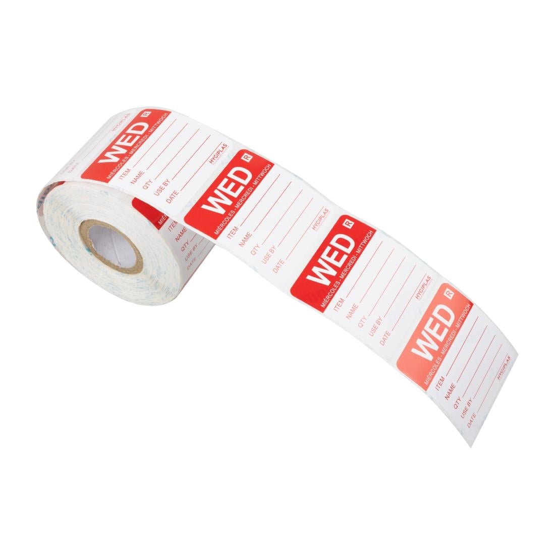 Hygiplas voedseletiketten kleurcode woensdag (500 stuks)