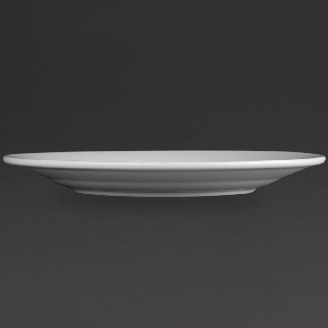 Olympia Athena borden met brede rand 22,8cm (12 stuks)