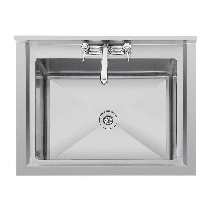 Vogue diepe RVS spoelbak 77x60cm