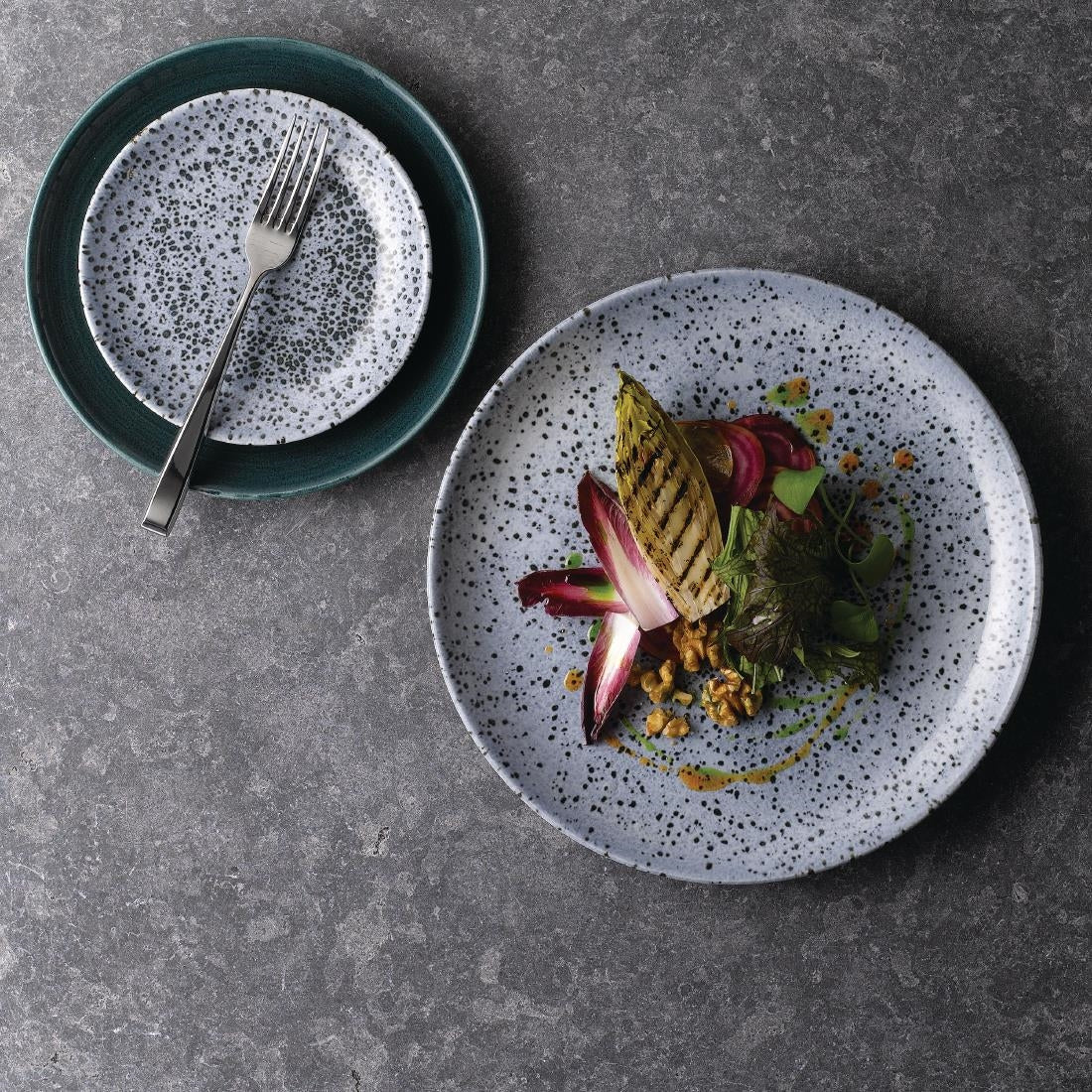 Churchill Stonecast Patina Rustic Teal Evolve Coupe Kom 24.8cm (pak van 12)