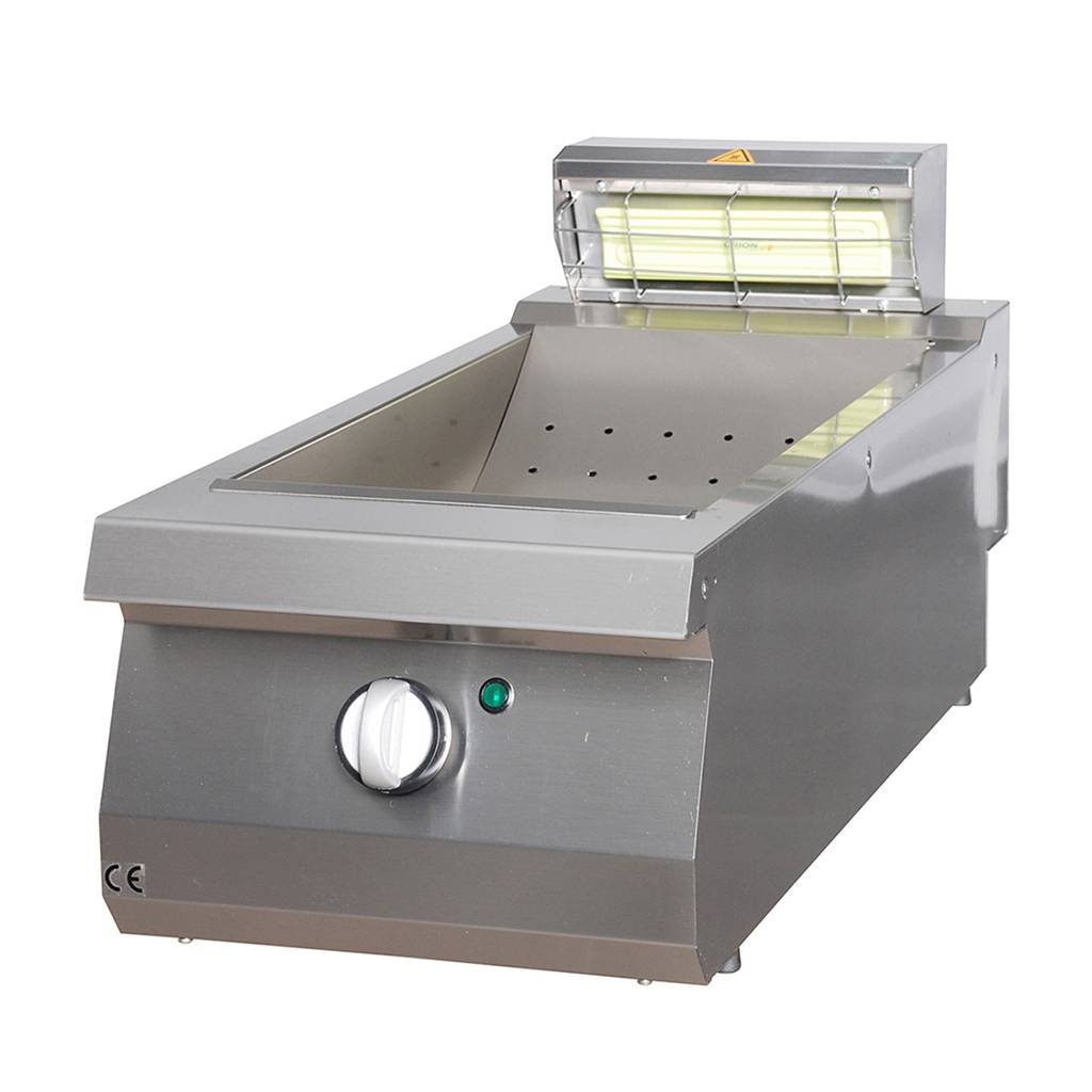 Heavy Duty Frites Warmhoudunit - Enkel - 70 cm Diep - Elektrisch