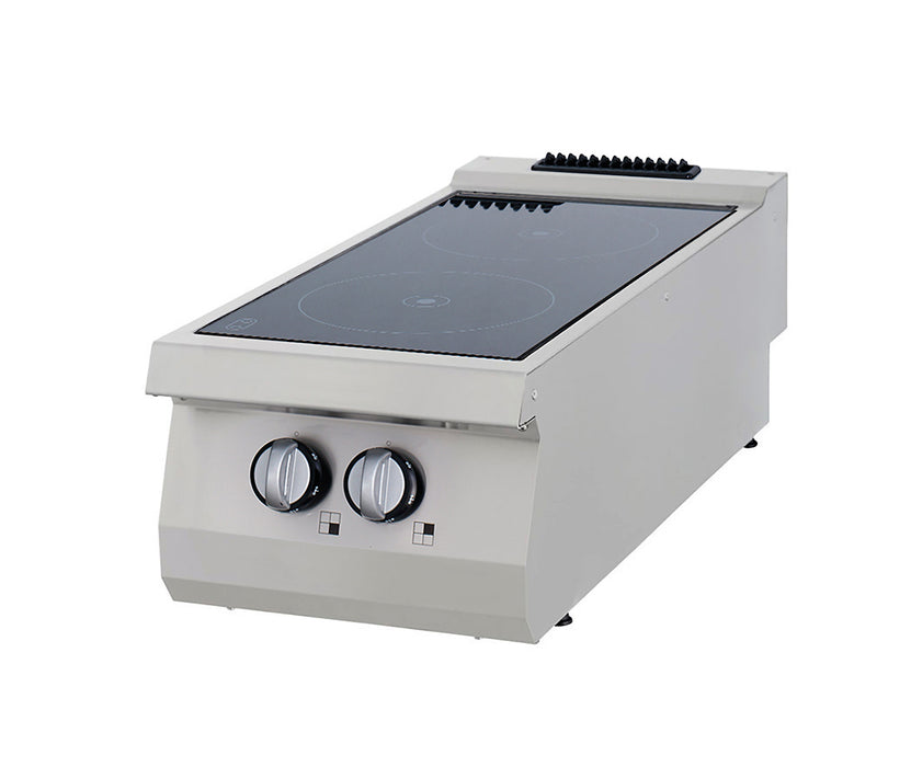 Heavy Duty Kookplaat - 2 Pitten - Infrarood - Enkel - 70 cm Diep - Elektrisch