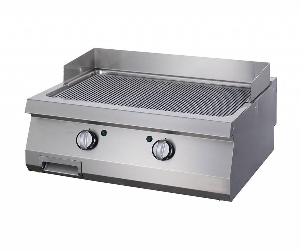 Heavy Duty Grillplaat - Gegroefd - Dubbel - 70 cm Diep - Gas
