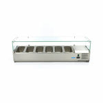 Opzetkoelvitrine - 150 cm - 6 x 1/3 GN Bakken