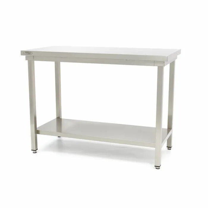 Werktafel rvs - 160 x 70 cm - Verstelbare Hoogte