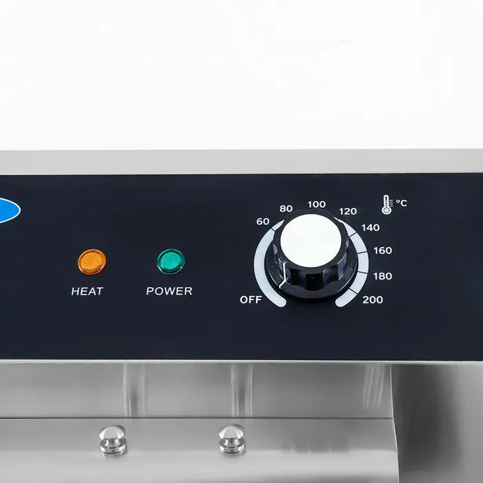 Frituurpan - 45 L - 1 Mand - met Tapkraan - 400V
