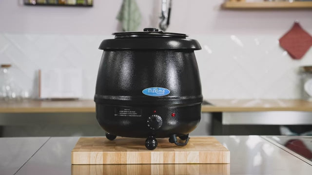 Soepketel - 10 L - Uitneembare binnenpan - met Lepeluitsparing