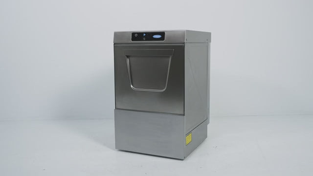 Horeca Vaatwasser - 40 x 40 cm - met Afvoer-, Glansspoel- en Zeeppomp - Digitaal Display -230V