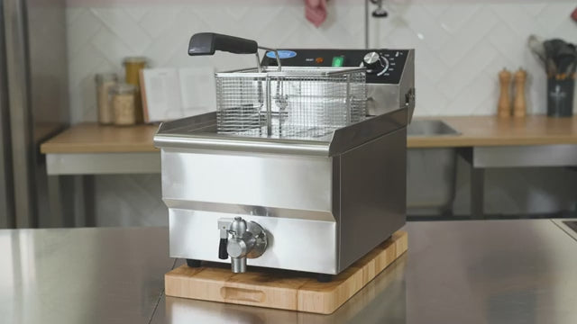 Frituurpan - 10 L - 1 Mand - met Tapkraan
