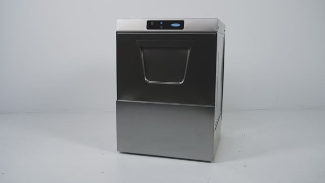 Horeca Vaatwasser - 50 x 50 cm - met Afvoer-, Glansspoel- en Zeeppomp - Digitaal Display - 230V