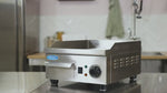 Grillplaat - Glad - 55 cm - incl. Opvangbak
