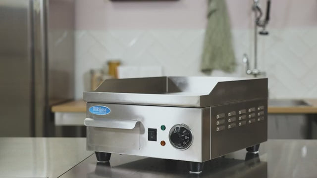 Grillplaat - Glad - 55 cm - incl. Opvangbak