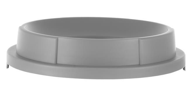 Open lid for round waste bin