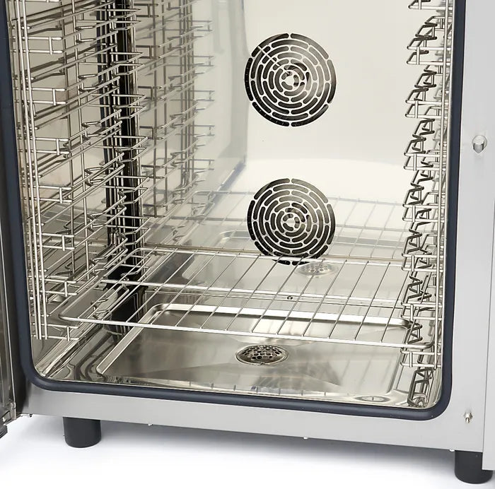 Combisteamer - 10 Bakken (1/1 GN / 60 x 40 cm) - Analoog - 400V
