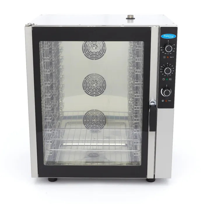 Combisteamer - 10 Bakken (1/1 GN / 60 x 40 cm) - Analoog - 400V