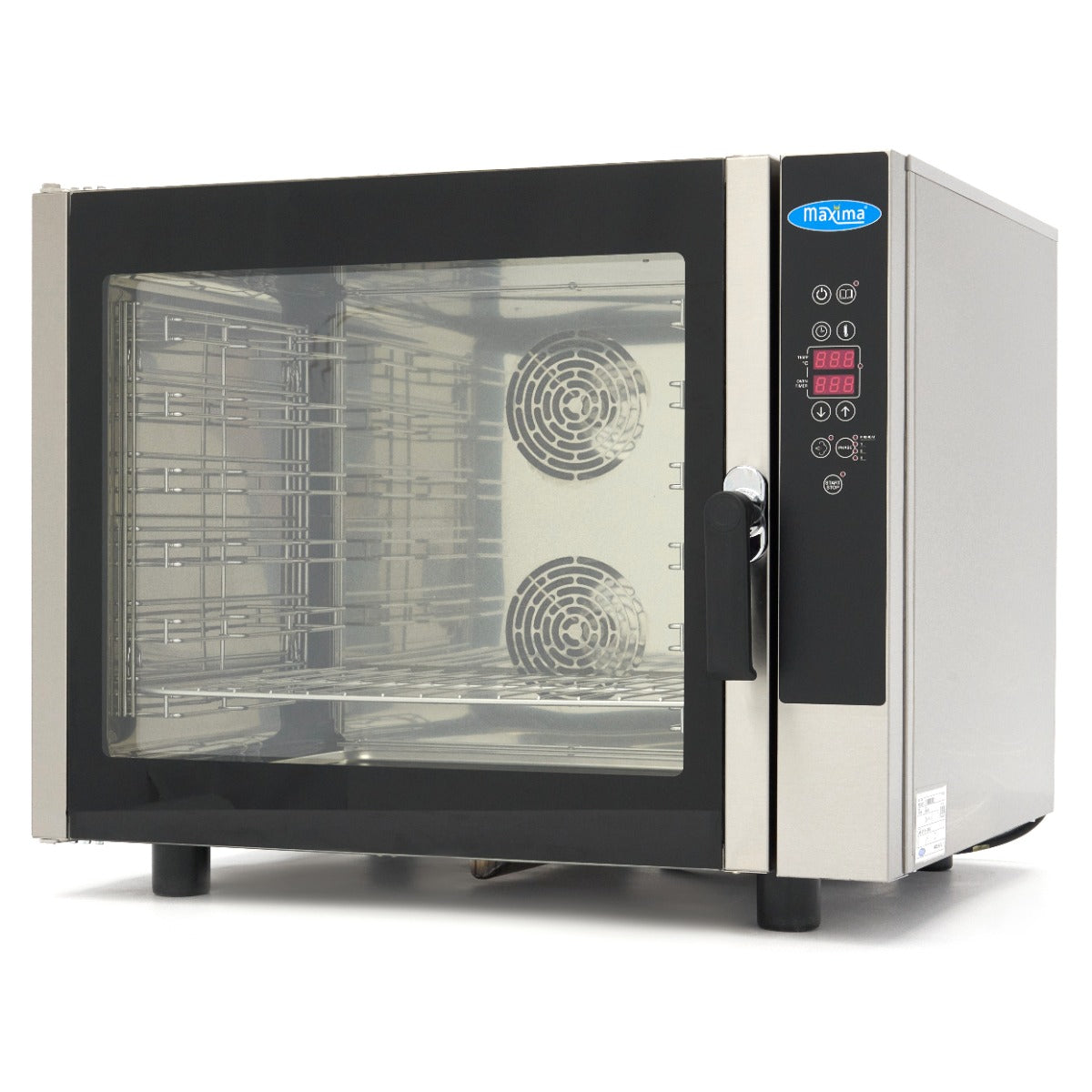Combisteamer - 6 Bakken (1/1 GN / 60 x 40 cm) - Digitaal Display - 400V