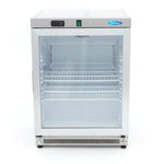 Koelkast - 200 L - Rvs - met Glazen Deur