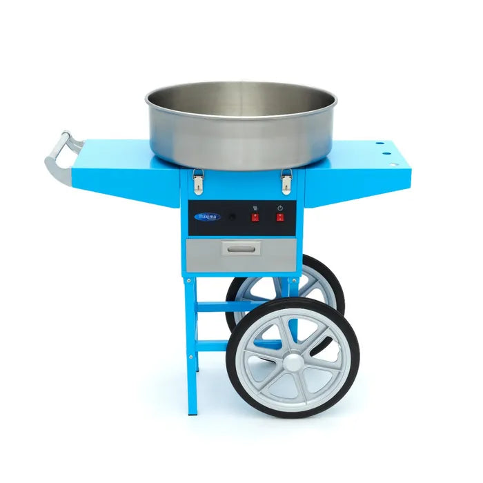 Suikerspinmachine – Ø 52 cm – Blauw – met Onderstel