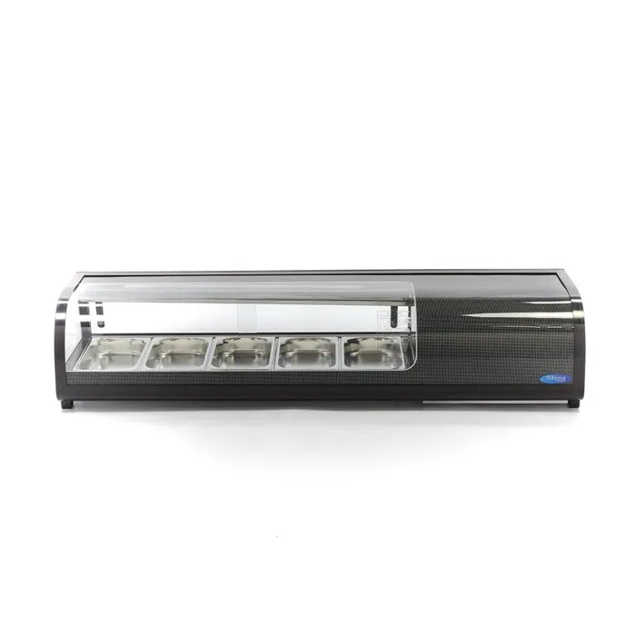 Sushi- en Tapasvitrine - 52 L - 5 x 1/3 GN - Tafelmodel