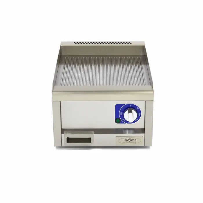 Horeca Grillplaat - Gegroefd - Enkel - 60 cm Diep