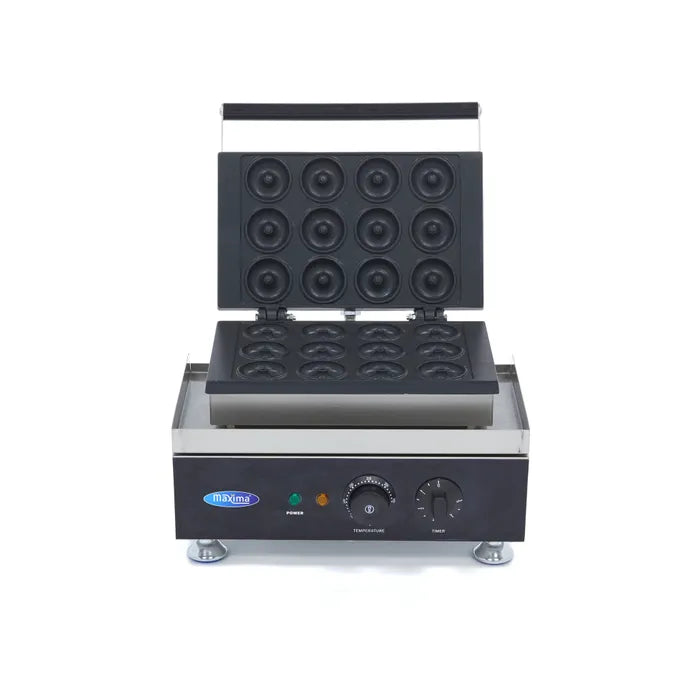 Donutmaker - 12 Mini Donuts - Ø 5 cm - Ingebouwde Timer