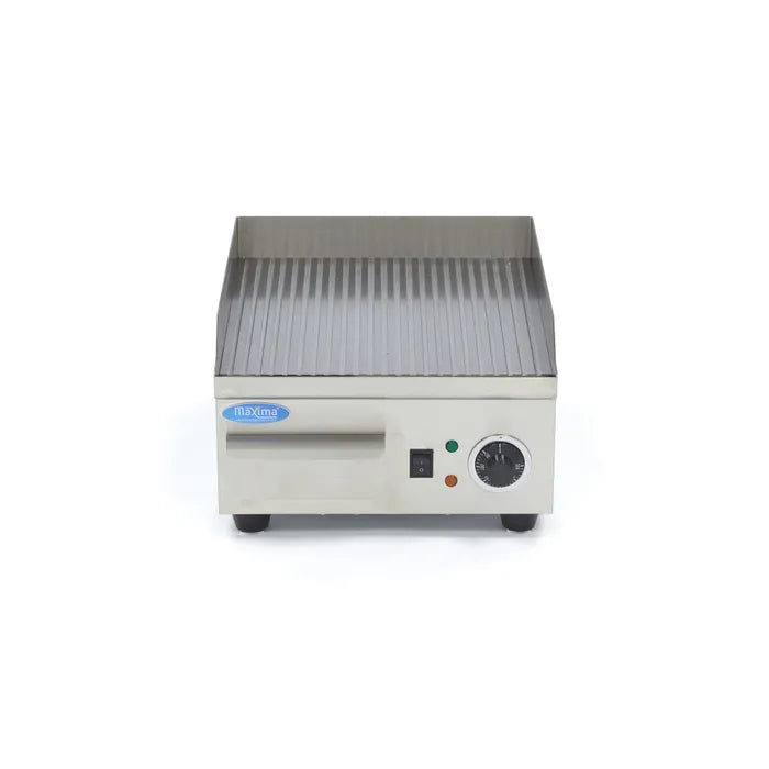 Grillplaat - Gegroefd - 36 cm - incl. Opvangbak