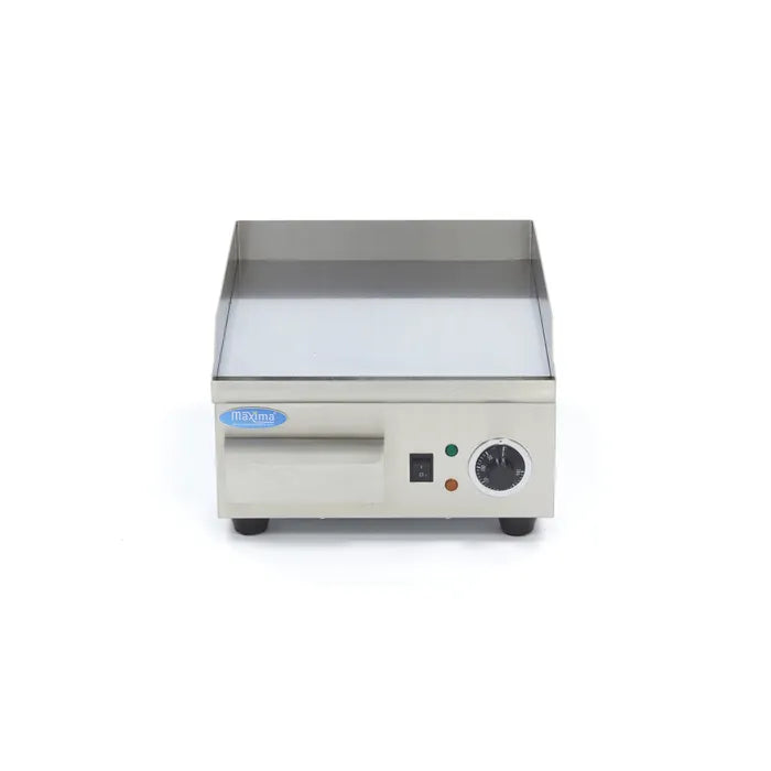 Grillplaat - Glad Chroom - 36 cm - incl. Opvangbak