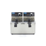 Frituurpan - 2x 4 L - 2 Manden - tot 1,5 Kg Frites