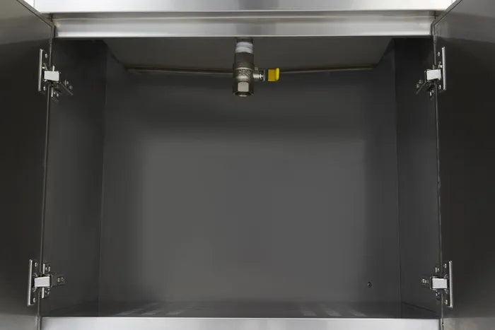 Frituurpan - 35 L - 1 Mand - met Tapkraan - 400V