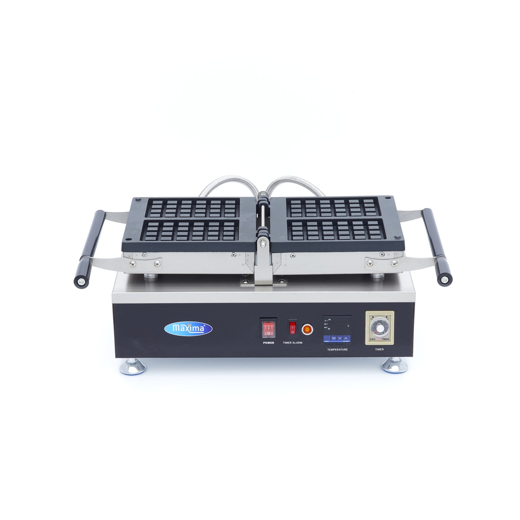 Wafelijzer - 2 Stuks - Brusselse Wafel - Draaibaar - Digitaal