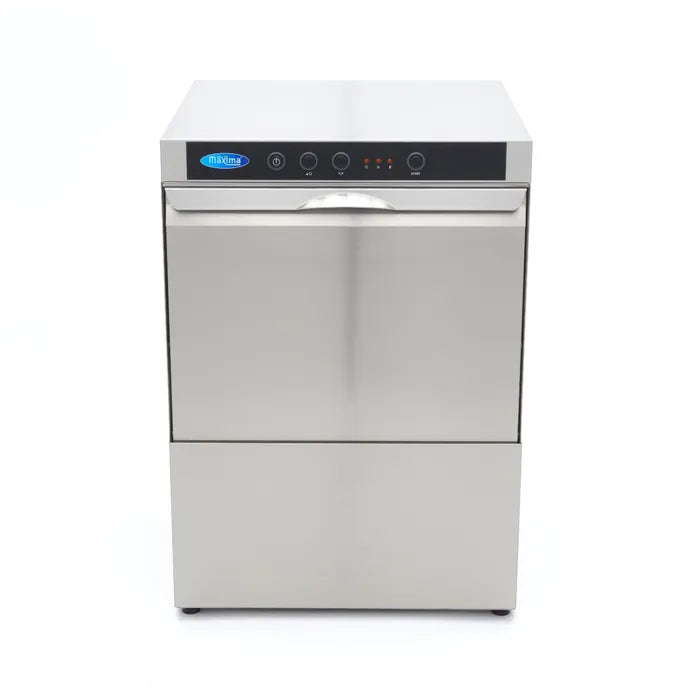 Horeca Vaatwasser - 50 x 50 cm - met Afvoer-, Glansspoel- en Zeeppomp - 230V
