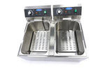 Frituurpan - 2x 11 L - 2 Manden - tot 2,8 Kg Frites