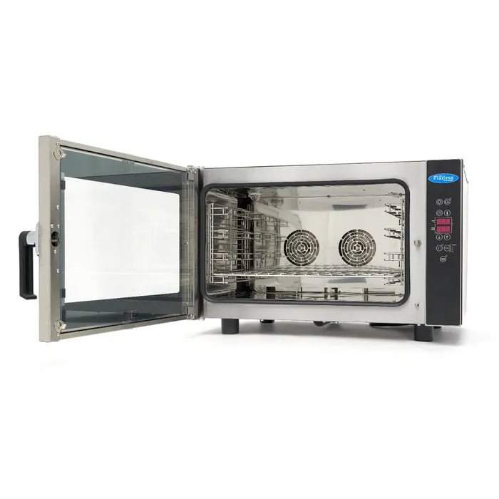 Combisteamer - 4 Bakken (1/1 GN / 60 x 40 cm) - Digitaal Display - 400V