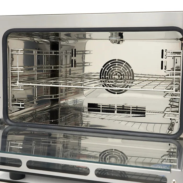 Combisteamer - 4 Bakken (1/1 GN / 60 x 40 cm) - Digitaal Display - 400V