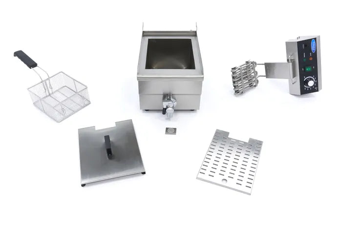 Frituurpan - 10 L - 1 Mand - met Tapkraan