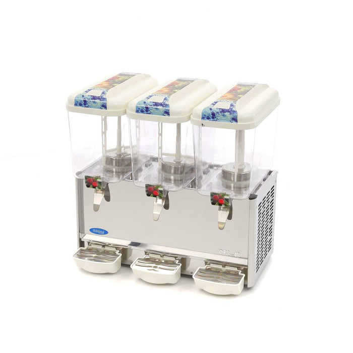 Drankdispenser - 3x 18 L - Elektrisch - incl. Roersysteem