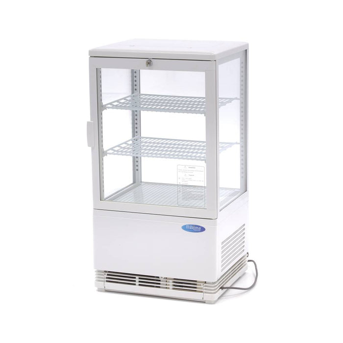 Mini Koelvitrine - 58 L - 43 cm - Wit