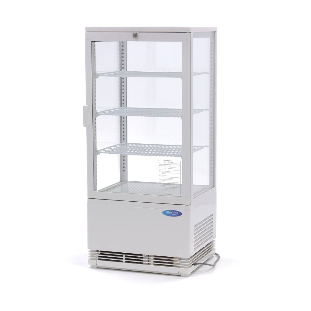 Mini Koelvitrine - 78 L - 43 cm - Wit