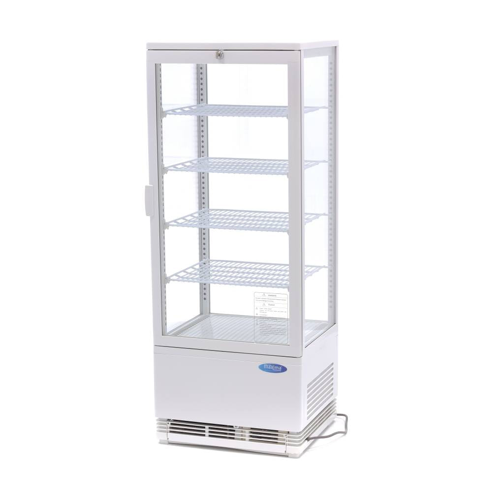 Koelvitrine - 98 L - 43 cm - Wit