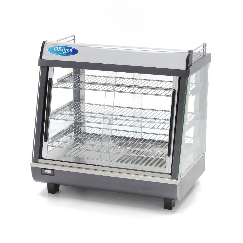 Warmhoudvitrine - 96 L - 67,5 cm - 3 Niveaus