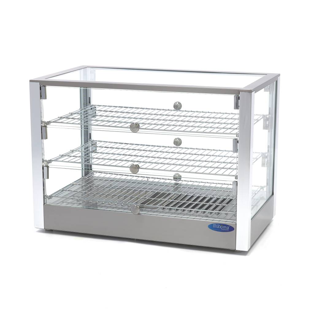 Warmhoudvitrine - 115 L - 70 cm - 3 Niveaus