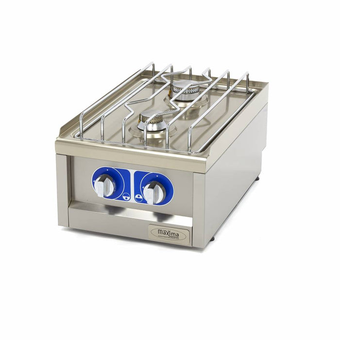 Kookplaat Horeca - 2 Pitten - Enkel - 60 cm Diep - Gas