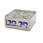 Kookplaat Horeca - 4 Pitten - Dubbel - 60 cm Diep - Gas