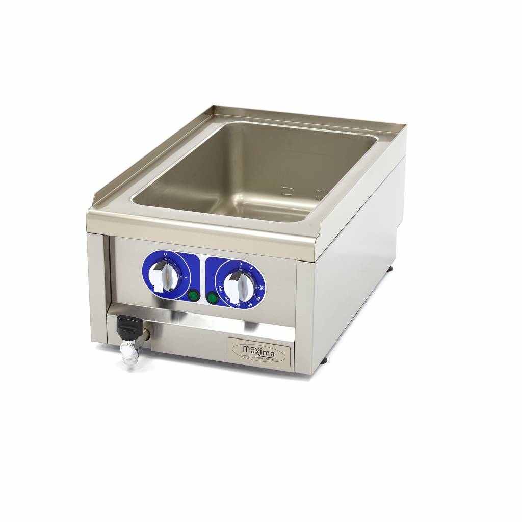 Bain Marie - Enkel - 60 cm Diep - met Tapkraan - Elektrisch