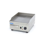 Grillplaat - Half Gegroefd - 36 cm - incl. Opvangbak