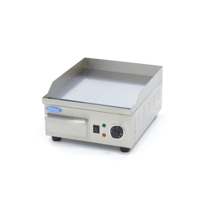 Grillplaat - Glad Chroom - 36 cm - incl. Opvangbak