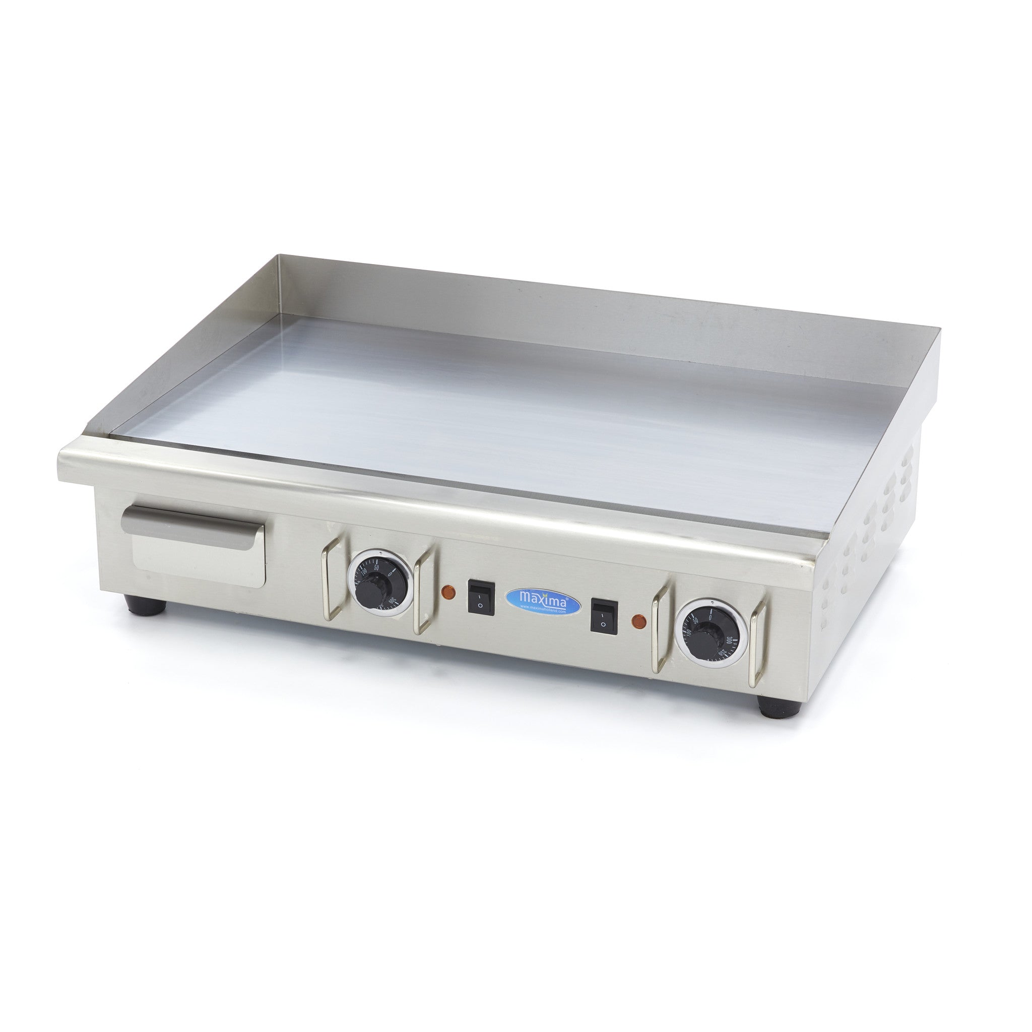 Grillplaat - Glad Chroom - 73 cm - incl. Opvangbak - 400V