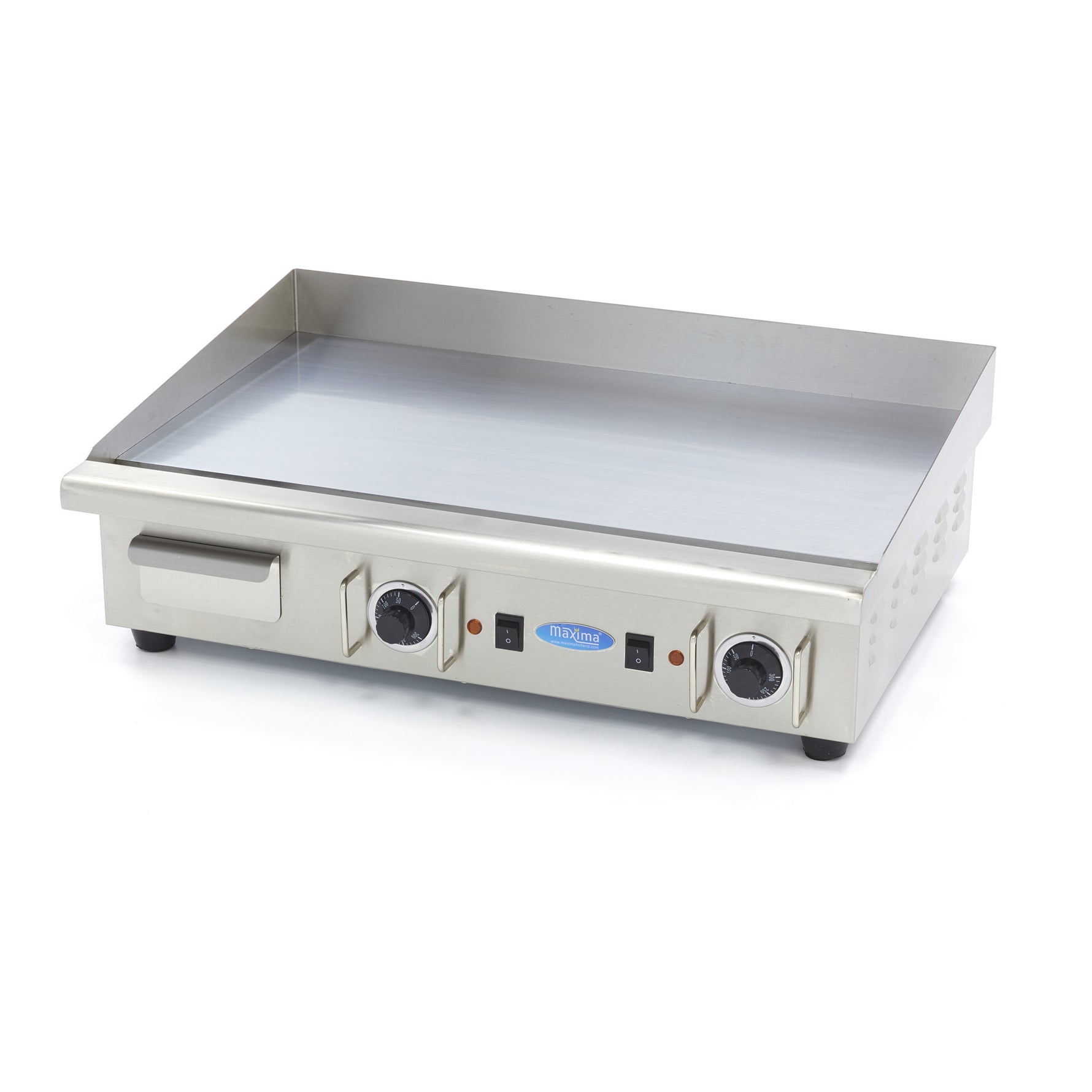 Grillplaat - Glad Chroom - 73 cm - incl. Opvangbak - 400V